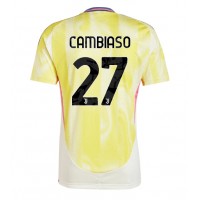 Fotballdrakt Herre Juventus Andrea Cambiaso #27 Bortedrakt 2024-25 Kortermet